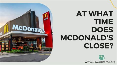 What time does mcdonald%27s close their lobby - The company’s stores are open from 09:00 to 20:00 from Monday to Saturday. This gives shoppers plenty of time to pick up the supplies they need. All of the company’s stores are closed on Sundays to allow employees to spend this holy day with family members. Special crafting classes typically last for 90 minutes and are held throughout the day. 